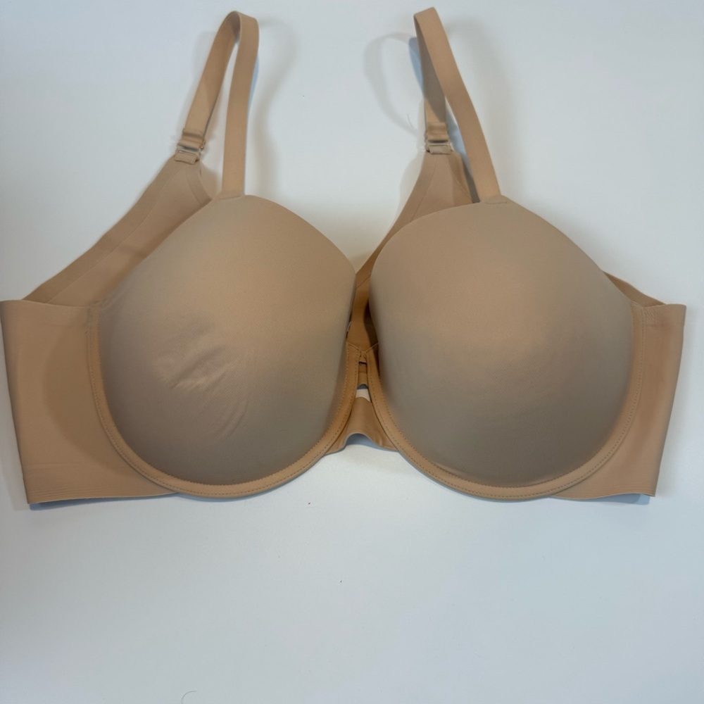 Auden Tan T-Shirt Bra- Molded Cups lightly lined, full coverage, underwire 44C